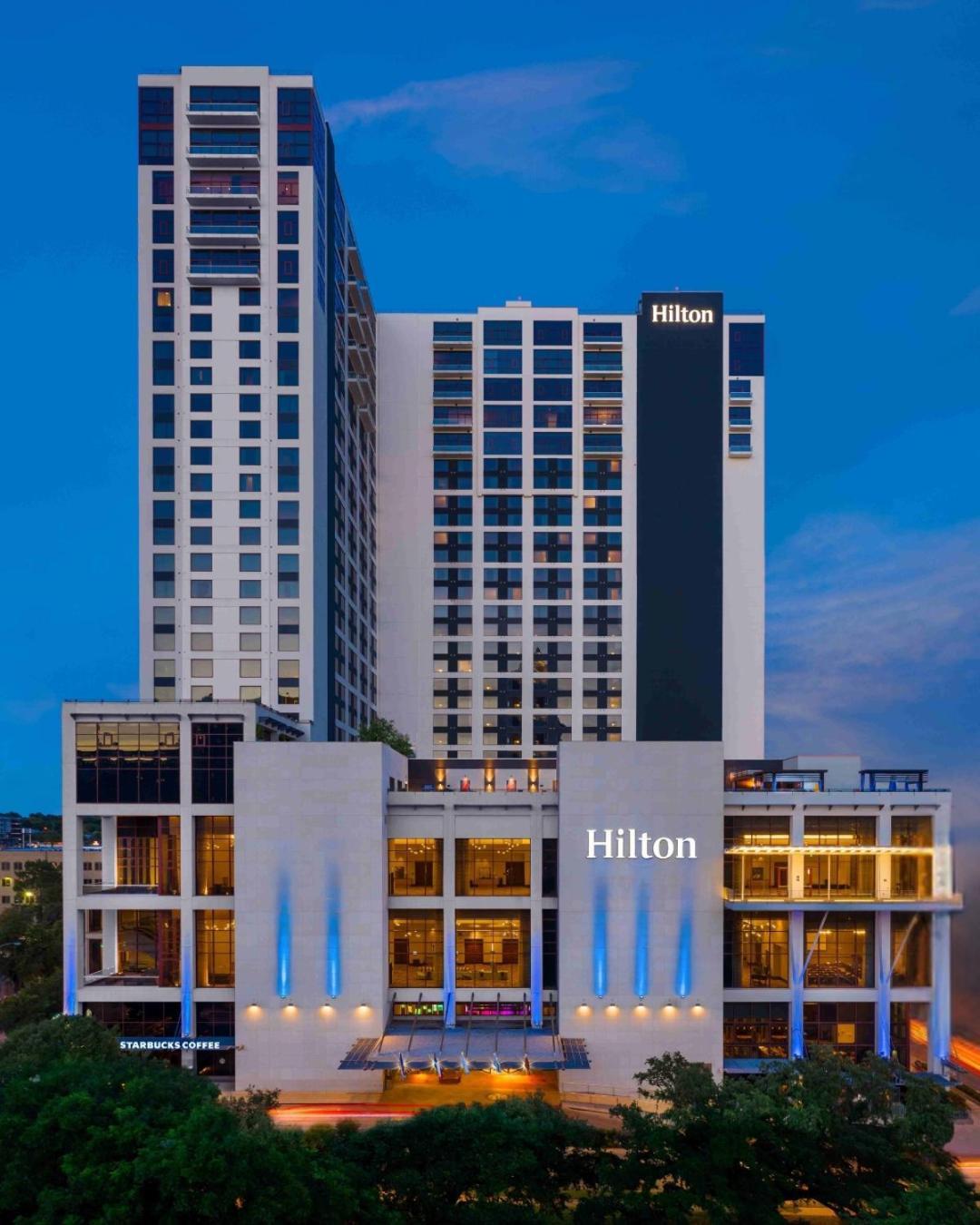 Hotel Hilton Austin Exterior foto
